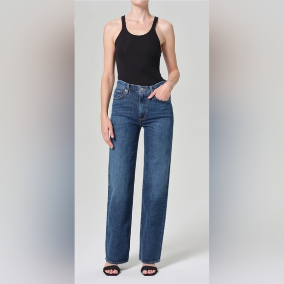 Agolde Harper Straight Leg Jean In Tempo Size 31 - Picture 1 of 7
